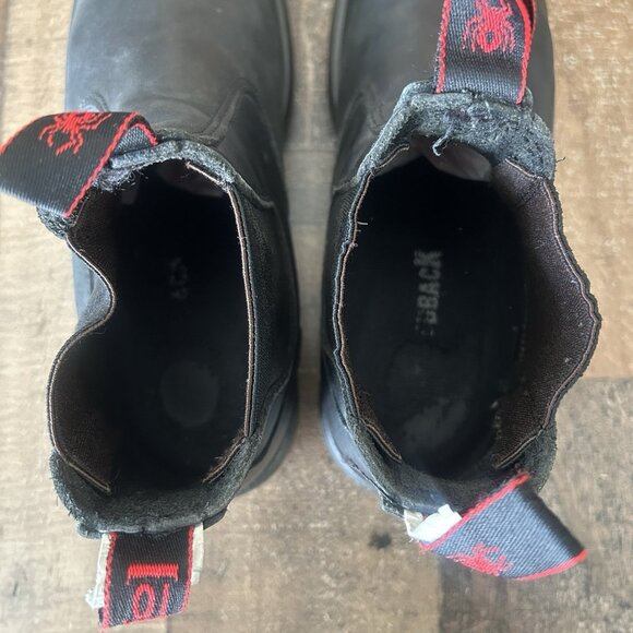 Redback Soft Toe Black Slip On Work Boots Mens US 11 - Picture 6 of 12